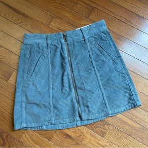 NWT American Eagle Outfitters Zip Up Corduroy Skirt